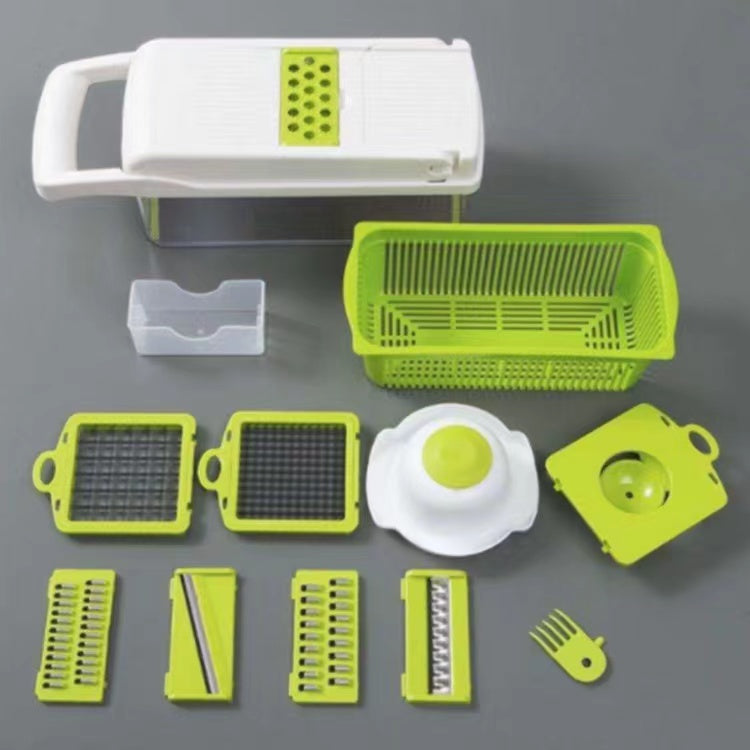 The Perfect Cut: 12-in-1 Vegetable Chopper and Mandolin Slicer