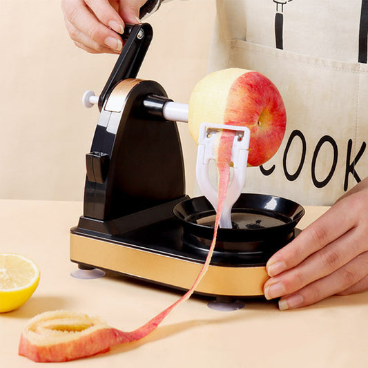 The Peel Pilot: Hand Crank Apple and Pear Peeler